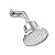 KOHLER K-33631-G-CP Cinq Single-Function Filtered Shower Head, Round Fixed Showerhead with Filter for Hard Water, 1.75 gpm, Polished Chrome