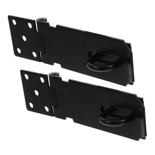 MUSISALY 304 Stainless Steel Lock Set Gate Hinges Fence Latch Heavy Duty Barn Door Latch for Outdoor Security