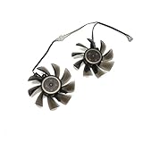 Tension : 12 V CC YALLS 2 pièces/lot GA82S2H Compatible for Galax GTX1060 Refroidisseur Ventilateur Compatible for KFA2 GeForce GTX 1060 Cartes Graphiques comme Ventilateur de Remplacement