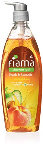 Image of Fiama Di Wills Patchouli and Macadamia Pure Indulgence Shower Gel, 250ml And Fiama Peach And Avocado Mild Dew Shower Gel, 500ml