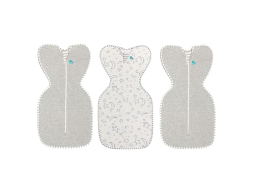 Image of Love to Dream Swaddle UP, Baby Sleep Sack, Swaddle UP Self-Soothing Swaddles for Newborns, Improves Sleep, Snug Fit Helps Calm Startle Reflex, New Born Essentials for Baby, Bundle Pack (1xSM & 2xMD)