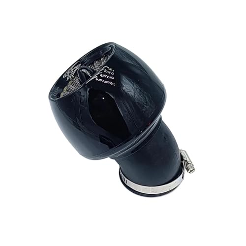 Filtre d'admission moto coudé noir pour rouler en Bobber et Chopper