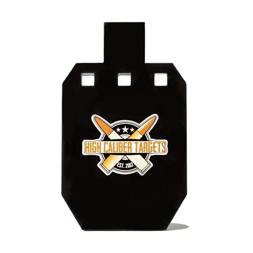 High Caliber Ar500 Steel Shooting Targets - Gong, Shilouettes, Ipsc, Hooks, Brackets And More 1/2", 3/8", And 1/4" Thicknesses Avaliable - Made In The Usa (D Zone, 6" X 10") #TOP1