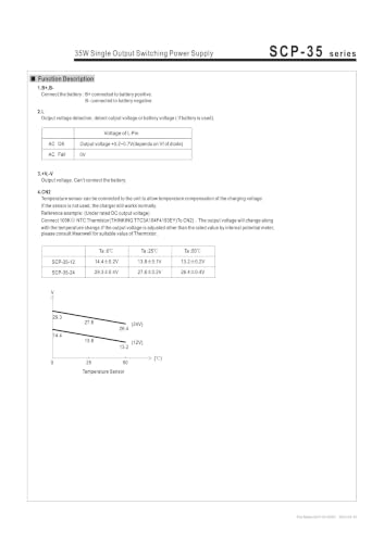 Alimentation de sécurité sans interruption SCP-35-24 boîtier secouru - 3