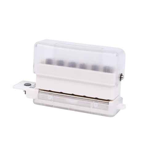 SZSL ルーズリーフパンチ 6穴 A5/B5/A4対応 多機能穴あけパンチ 使いやすい コンパクト 軽量 持ち運び便利 耐久性 強力 DIY 手帳 事務用品 透明