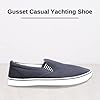 Canvas Loafer Shoes for Men - Comfortable & Lightweight Slip On Shoes with Padded Collar & Cushioned Insole - Boat Shoe Yachting Outdoor Walking Sneakers (Blue) #4