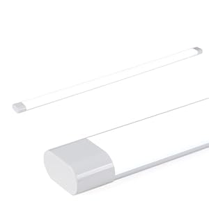 Alpinaluz Luminaria Lineal LED 150cm, Regleta LED 45W, 5400lm, Blanco Frío 6000K, Pantalla LED Alta Eficiencia, Difusor Mate, Carcasa Blanca, Iluminación para Oficina, Hogar