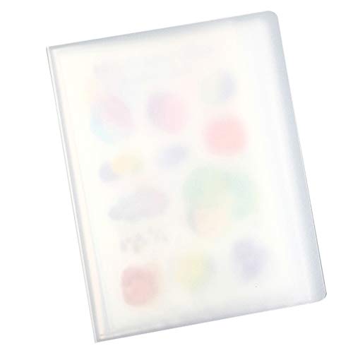 Xixian A6ミニストレージブックレット、40ページ、透明なドキュメントバッグ、手書き、PPマテリアル、防水、ハンドアカウント、ポストカード、ステッカー用のポータブル