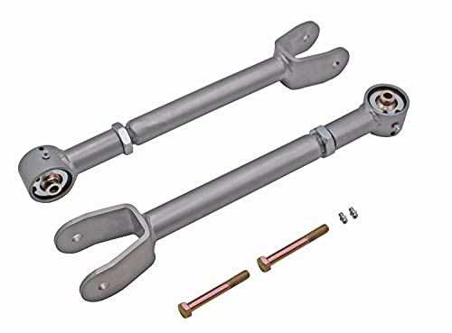 ARU RE3780 Front Upper Super-Flex Control Arms Compatible with Jeep Wrangler TJ 1997-2006, Cherokee XJ 1984-2001, Grand Cherokee ZJ 1993-1998, Comanche MJ 1987-1992
