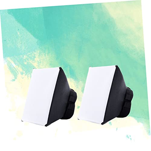 KONTONTY 3piezas Difusor Softbox Flash Portátil para Cámara DSLR Caja Suave para Iluminación Uniforme y Sombras Suaves Compatible con Speedlite y Flash Externo - imagen 7