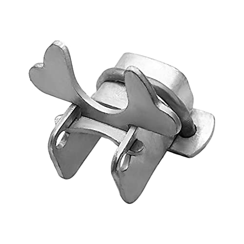 1-3/8”X1-3/8”Kennel Gate Latch For Dog Kennel, Chain Link Fence Latch Hardware, Galvanized Steel (2 Pack) #TOP4