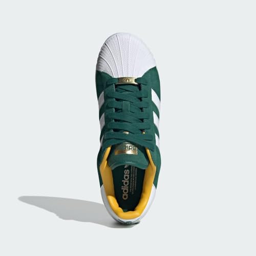 adidas Originals Unisex Superstar XLG Shoes, Collegiate Green/Cloud White/Bold Gold, US 8.5 M/ 9.5 W4