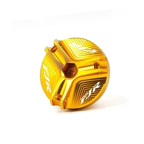 Bouchon d'huile moteur FJR1300 moto jaune en alliage aluminium
