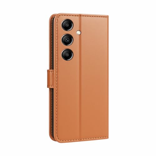 Image of AIBEX Shock Proof Flip Compatible for Samsung A14 5G Flip Cover Leather Finish | Inside TPU with Card Pockets | Wallet Stand | Complete Protection Flip Case