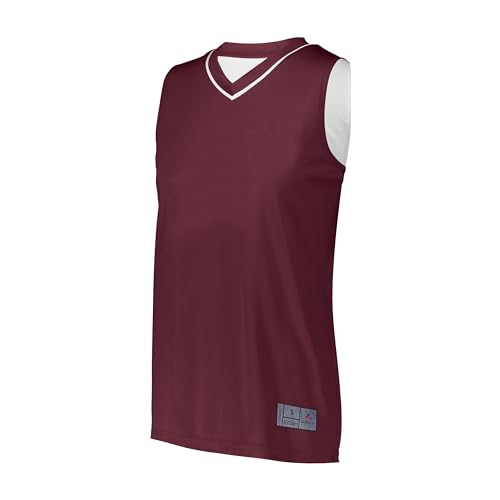 Augusta Sportswear Feminino 154, Castanho/Branco, G