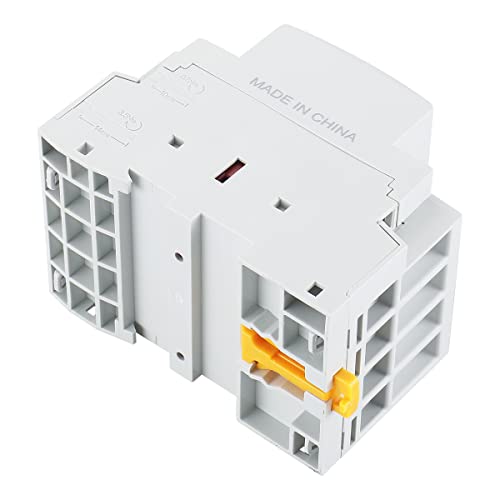 Baomain 4 Pole Contactor With 120Volt Ac Coil 50A Hc1-63 Universal Circuit Control 35Mm Din Rail Mount #TOP3