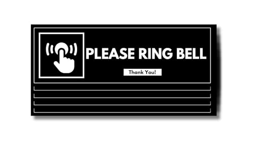 Please Ring Doorbell �X�e�b�J�[ �T�C�� 9 x 3�C���` 4 �f�U�C�� 8 �p�b�N �v���~�A���i���A�ώ��O�����A�ό󐫁A�ό󐫁A�ό󐫁A���ȔS���X�e�b�J�[�ŔA�X�܁A���X�g�����A�r�W�l�X�p(�����O�x���̂�)