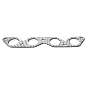 DNA MOTORING GKT-A-HD-TC9316L Aluminum Reinforced Graphite Exhaust Gasket Compatible with 88-97 Corolla / 90-97 Celica 1.6L 4AFE 1.8L 7AFE Engines