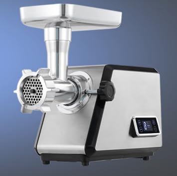 Commercial Meat Grinder Electric 3200w LCD Touch Control Heavy Duty Meat Grinders and Sausage Stuffers, Kubbe Kit for Household Use & Commercial