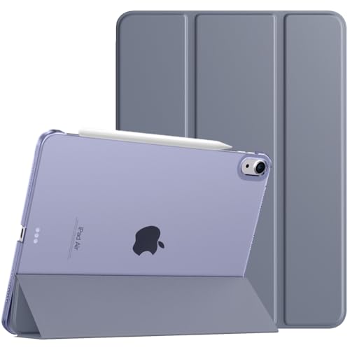 Timovo Cover Custodia Per Ipad Air 11 Pollici (M3/M2-2025/2024), Ipad Air 5A/4A Generazione(2022/2020) 10,9 Pollici, Ultra Sottile Leggero Semi-Traspa