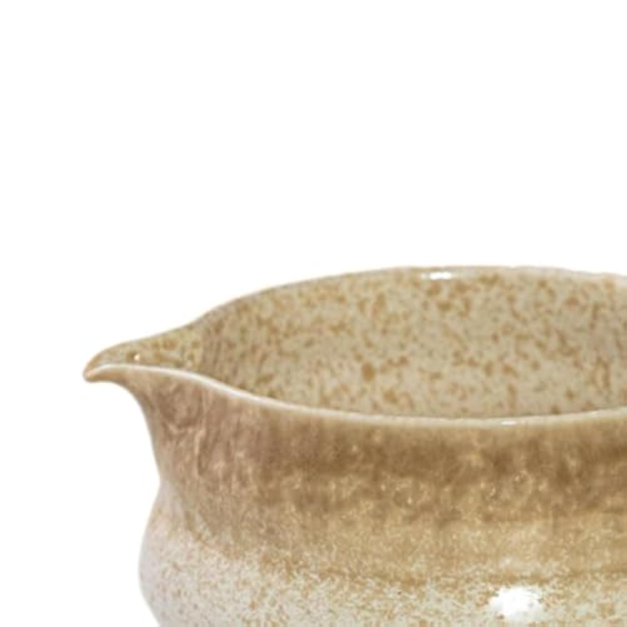 Japanese Ceramic Matcha Bowl for Home Dining, White