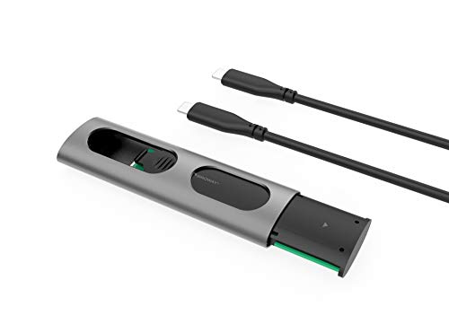 HOGORE M.2 NVMe+SATA SSD GN[WA_v^[ USB C 3.2 Gen 2 10Gbps NVMe PCIe/SATA (NGFF) M-Key(B+ML[)