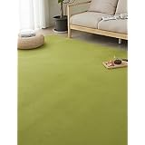 ＨＡＲＵＭＩＮ カーペット ラグ ラグマット 洗える 185×185cm 約2畳 絨毯 北欧 おしゃれ 抗菌 防臭 滑り止め オールシーズン 床暖房 ホットカーペット対応 床保護マット グリーン