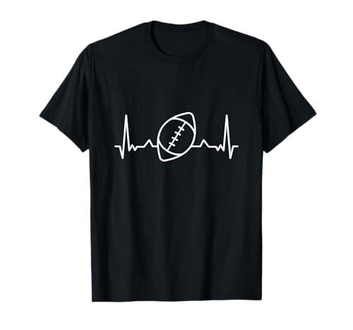 Latido del corazón curva onda gráfico fútbol Camiseta