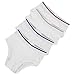 Buyless Fashion Boys Brief in Assorted Colors Soft Cotton Underwear 4 Pack - BW14-BW-1-2 White