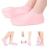 Silicone Socks for Women, Moisturizing Foot Socks, Soft Gel Socks, Aloe Socks, Women Spa Pedicure So