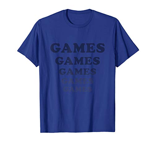 GAMES GAMES GAMES GAMES GAMES GAMES Amusement Park Swag T-Shirt