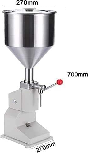 KJZQLMZ Liquid Filling Machine Multifunctional Manual Paste Filling Machine for 5-50ml Wine Bottle Stainless Steel Lip Gloss Base — view 7