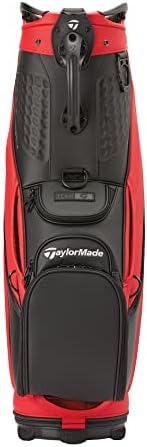 TaylorMade Unisex's Tour Cart Bag Staff, Red, Black & White, One Size
