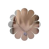 Chaîne collier à pendentifs en cz violet.Objet du cadeau : un bijou unique et étonnant, à offrir à un meilleur ami ou à un être cher..Vous recevrez nombreux compliments !