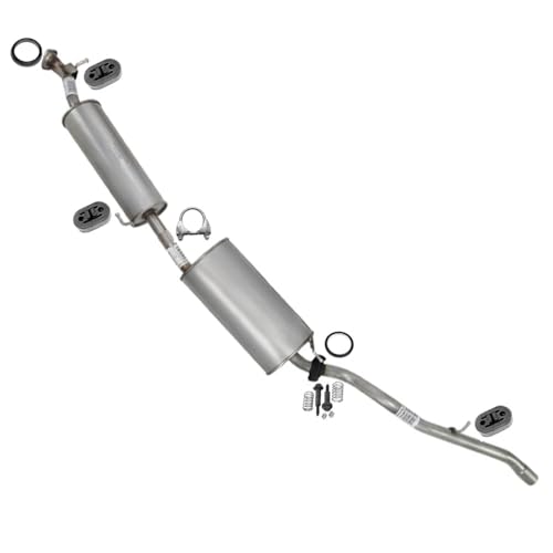 Northeastern Exhaust | Stainless Steel Muffler & Tail Pipe Exhaust System Kit Compatible for 2003-2011 Honda Element 2.4L | Free Clamp, Spring Bolt Kit and Gaskets Included