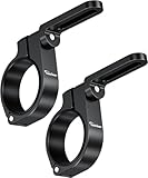 Kaedear(カエディア) バイク クランプ ステー 回転 マウント サイバーLED フォグランプ ベースマウント KDR-C18L (スライド) 2個入り