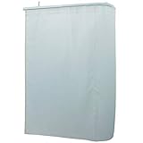 [植田蚊帳] テイジン シャワーカーテン 巾260×丈215cm ブルー CS-501 サイズ オーダー 防炎 撥水 ウォッシャブル ホテル 施設 病院 防炎ラベル付き