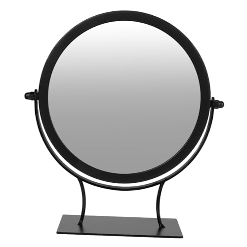Espejo de maquillaje de escritorio FOMIYES marco de hierro