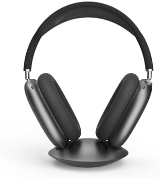 All-Aluminum Headphone Stand with Charging Dock, Gray image 4