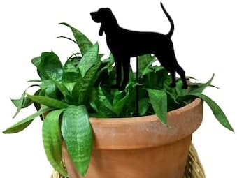 Black & Tan Coonhound Plant Stake, Dog Memorial Stake, Pet Memorial, Plant Stake, Dog Gift, Pet Metal Wall Art