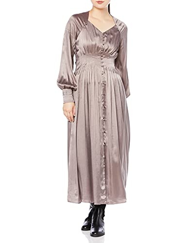 ［フレイ アイディー］ デコルテダイヤネックサテンワンピ FWFO214102 レディース MOC 0