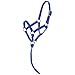 Tough 1 Miniature Nylon Halter, Royal Blue, Large Mini