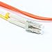 Ultra Spec Cables 1 Meter Multimode Duplex Fiber Optic Cable (62.5/125) - LC to LC - Orange