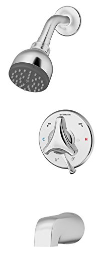Grifo para bañera y ducha Symmons S-9602-P Origins de una sola palanca, cromado miniatura 1