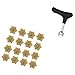 Hesaohuk 16Pcs Outdoor Golfs Shoe Spikes Replacement Studs Nonslip Pin Fast Twists Cleats Golfs Shoes Accessories Nonslip Golf Pin Fast Twists Turn Screw Studs
