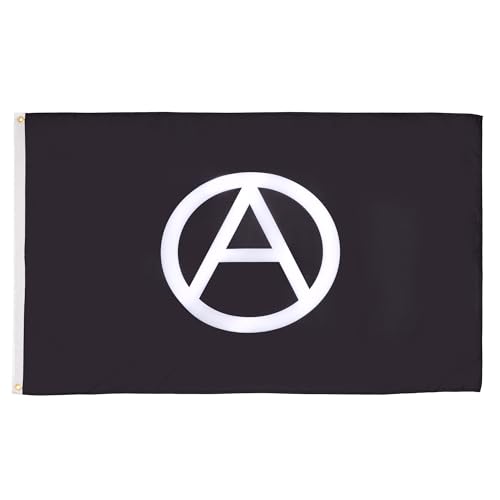 AZ FLAG Bandiera Anarchia 150x90cm - Bandiera ANARCHICA 90 x 150 cm