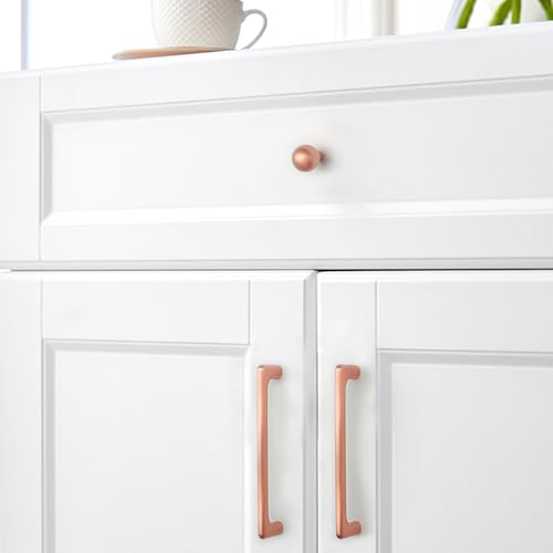 Pomos modernos para cajones oro rosa que transforman tus viejos muebles 7