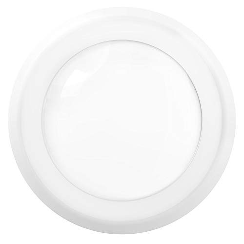 Sunco 6 Inch Flush Mount Disk LED Downlight, 15W=100W, 5000K Daylight, 1050LM, Dimmable, Hardwire 4/6
