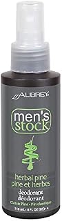 Aubrey Organics Men's Stock Deodorant - Herbal Pine Scent - 4oz