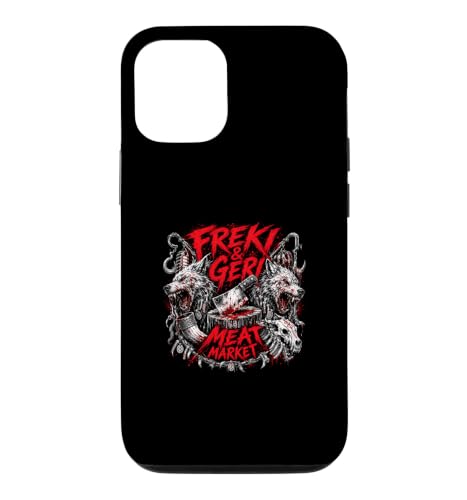 Freki And Geri �~�[�g�}�[�P�b�g �o�C�L���O�I�I�J�~ �X�}�z�P�[�X iPhone 12/12 Pro �p